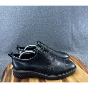 ECCO Black ST.1 Hybrid Wingtip Derby Shoes Men's Size EU44 10-10.5 US Business